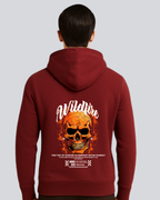 Printed Betrayal Winter Maroon Hoodie
