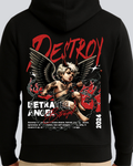 Printed Betrayal Winter Black Hoodie