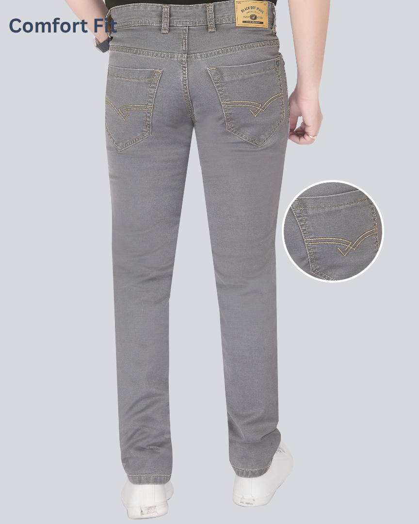 Black Dot Grey Euro Comfort Fit Jeans