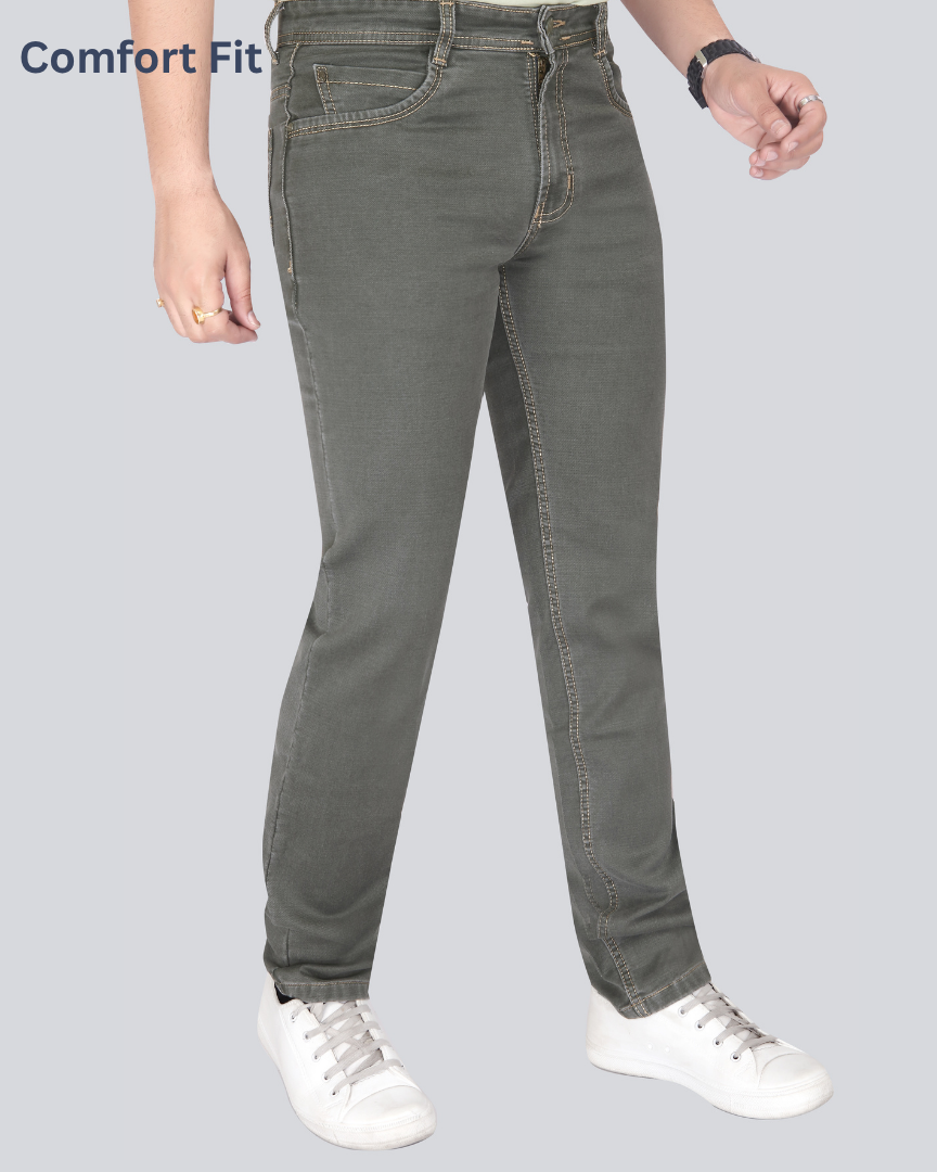 Black Dot Olive Euro Comfort Fit Jeans
