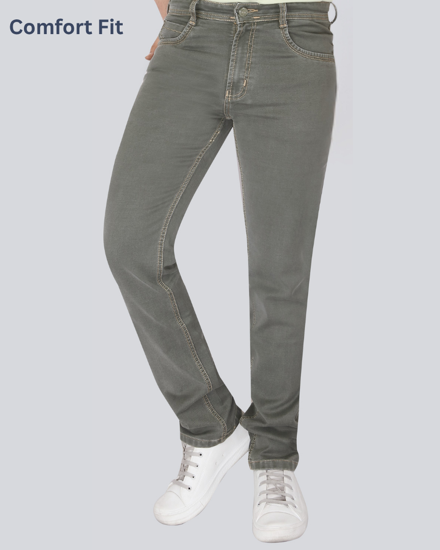 Black Dot Olive Euro Comfort Fit Jeans