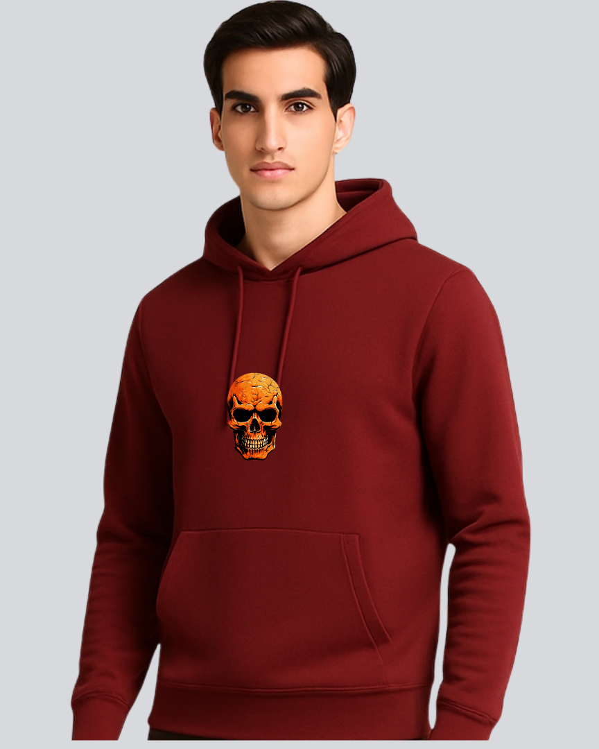 Printed Betrayal Winter Maroon Hoodie