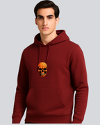 Printed Betrayal Winter Maroon Hoodie