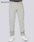 Black Dot L.Fawn Narrow Fit Cotton Cargo Pants