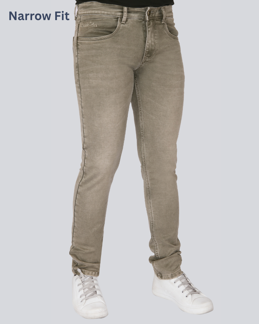 Black Dot Mouse Spray Narrow Fit Jeans