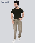 Black Dot Mouse Spray Narrow Fit Jeans