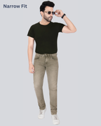 Black Dot Mouse Spray Narrow Fit Jeans