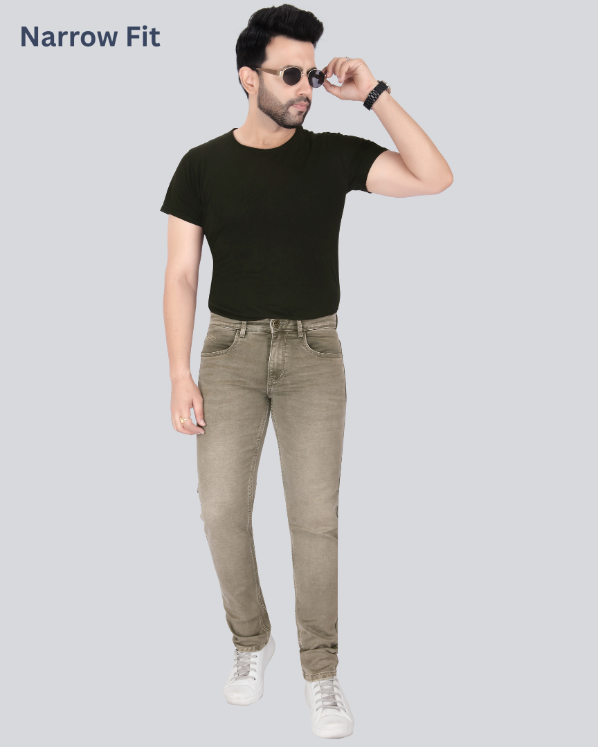 Black Dot Mouse Spray Narrow Fit Jeans