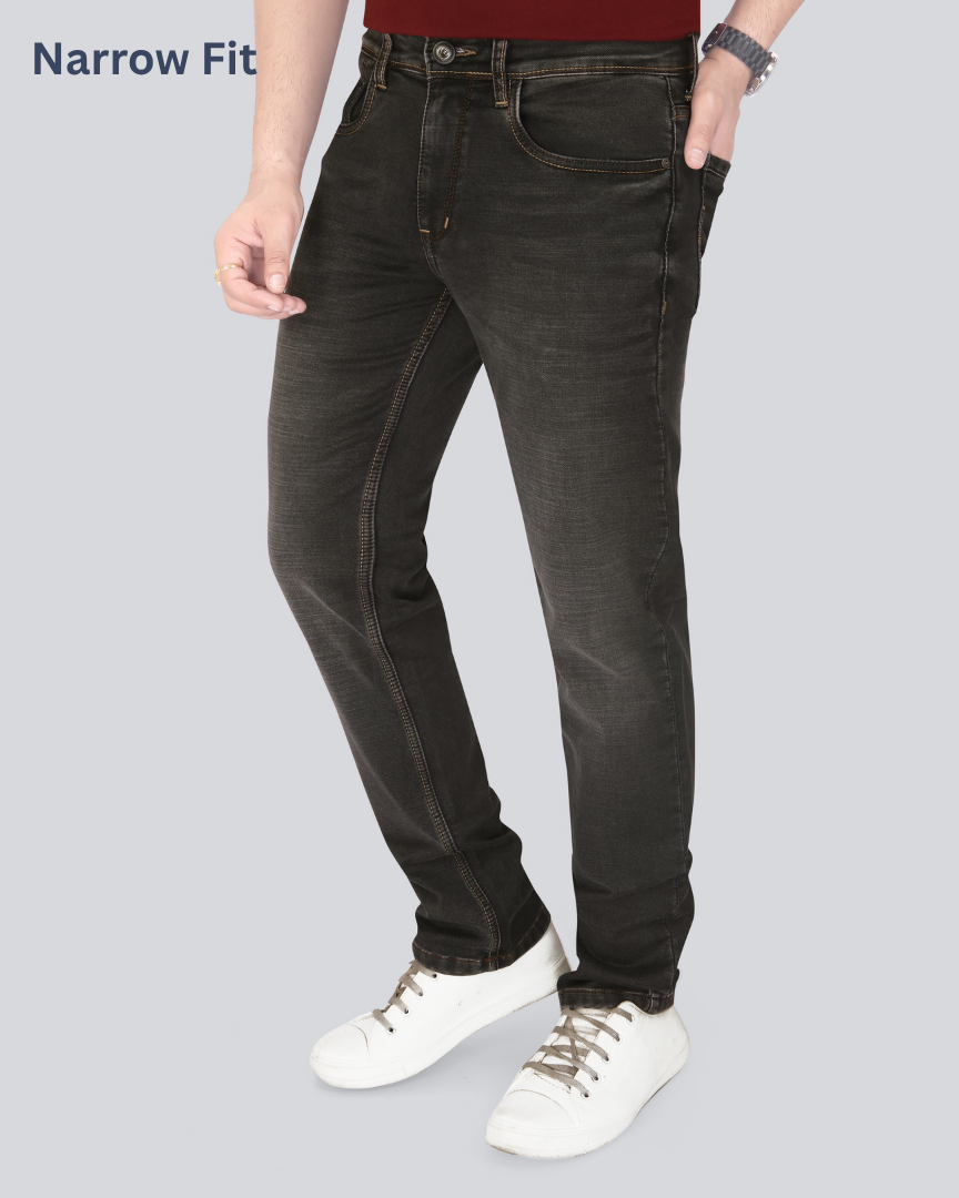 Black Dot CBN Black Sprey Narrow Fit Jeans