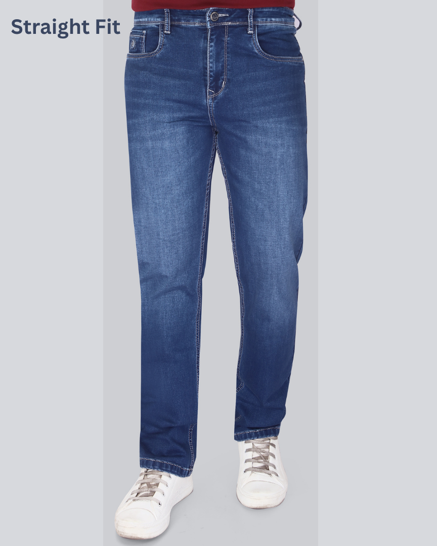 Black Dot Stone Sprey Straight Fit Jeans