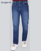Black Dot Stone Sprey Straight Fit Jeans