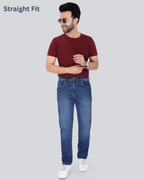 Black Dot Stone Sprey Straight Fit Jeans