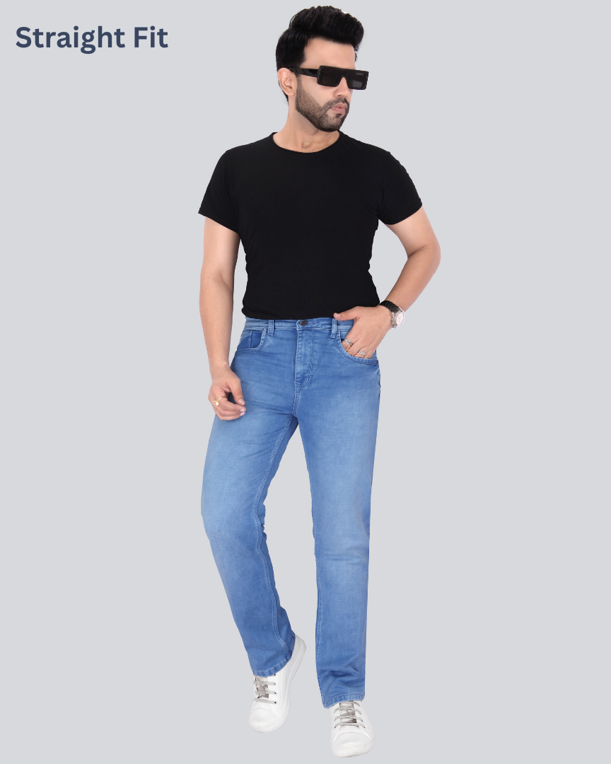 Black Dot Ice Sprey Straight Fit Jeans