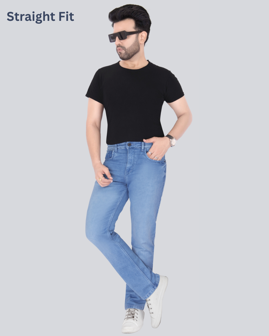 Black Dot Ice Sprey Straight Fit Jeans