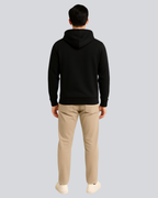 Plain Winter Black Hoodie