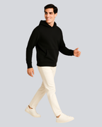 Plain Winter Black Hoodie