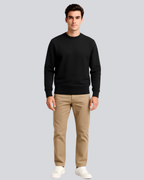 Plain Supreme Black Sweatshirt