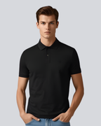 Plain Classic Black Polo T shirt