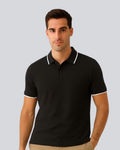 Plain Premium Black Polo T shirt