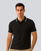 Plain Premium Black Polo T shirt