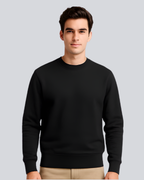 Plain Supreme Black Sweatshirt