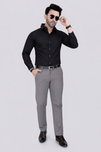 Black Dot Fearless 4-Way Stretch M Olive Formal Narrow Fit Trousers