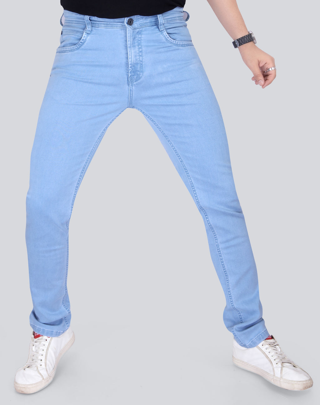 Black Dot Ice Wash Hycross Comfort Fit Jeans