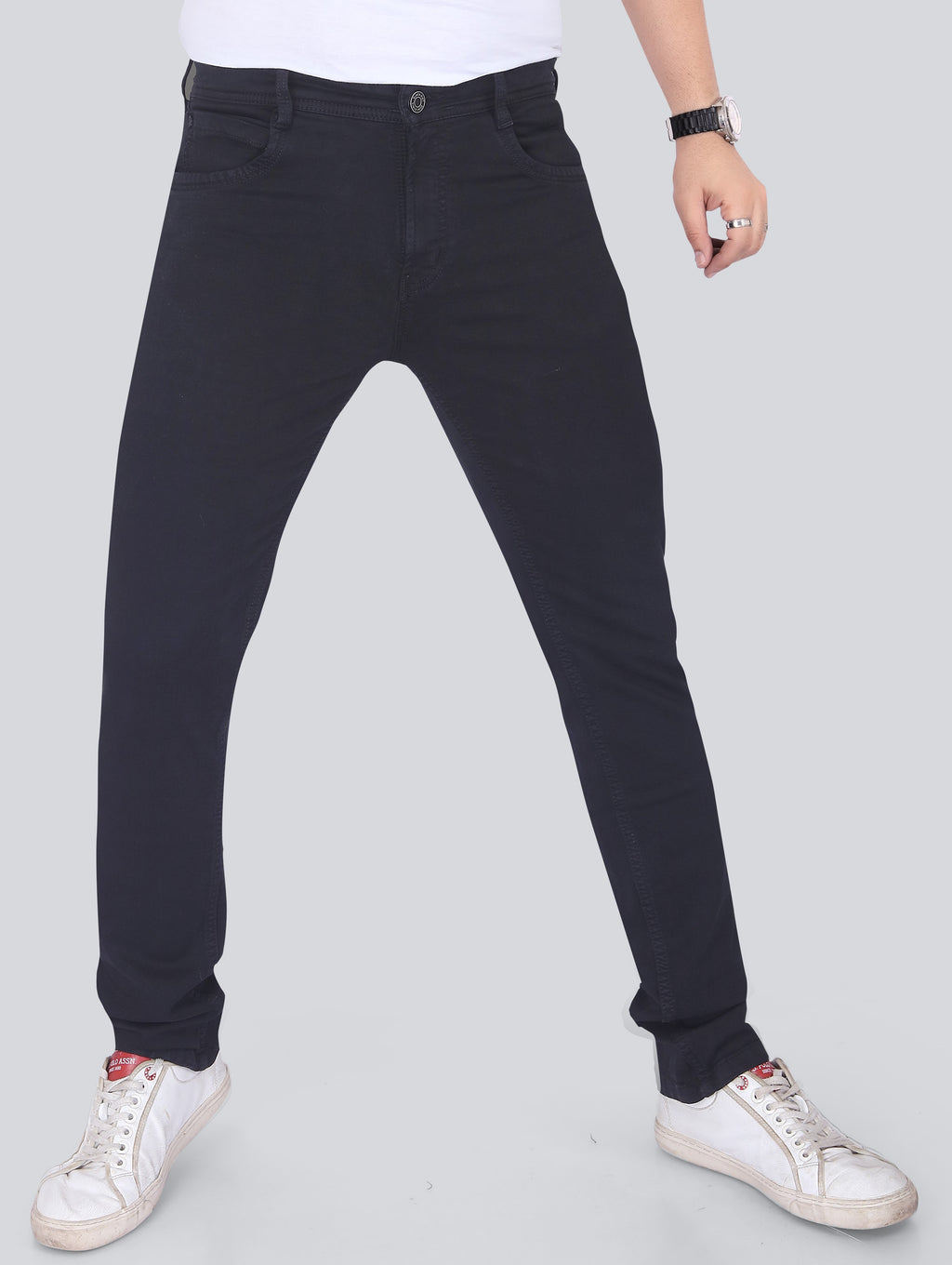 Black Dot Z Black Hycross Comfort Fit Jeans