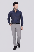 Black Dot Fearless 4-Way Stretch Mouse Formal Narrow Fit Trousers