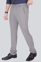 Black Dot Fearless 4-Way Stretch Mouse Formal Narrow Fit Trousers
