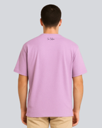 Plain Streetwear Lavender Oversize T-Shirt