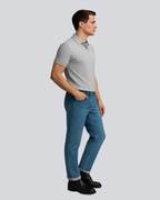 Plain Classic Light Grey Polo T shirt