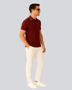 Plain Premium Maroon Polo T shirt