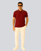 Plain Premium Maroon Polo T shirt