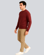 Plain Supreme Maroon Sweatshirt