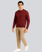 Plain Supreme Maroon Sweatshirt