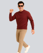 Plain Supreme Maroon Sweatshirt