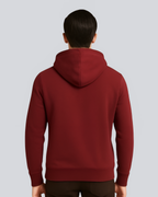 Plain Winter Maroon Hoodie