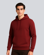 Plain Winter Maroon Hoodie