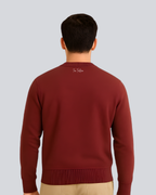 Plain Supreme Maroon Sweatshirt