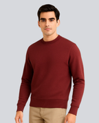 Plain Supreme Maroon Sweatshirt