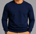 Plain Supreme Navy Blue Winter Sweatshirt