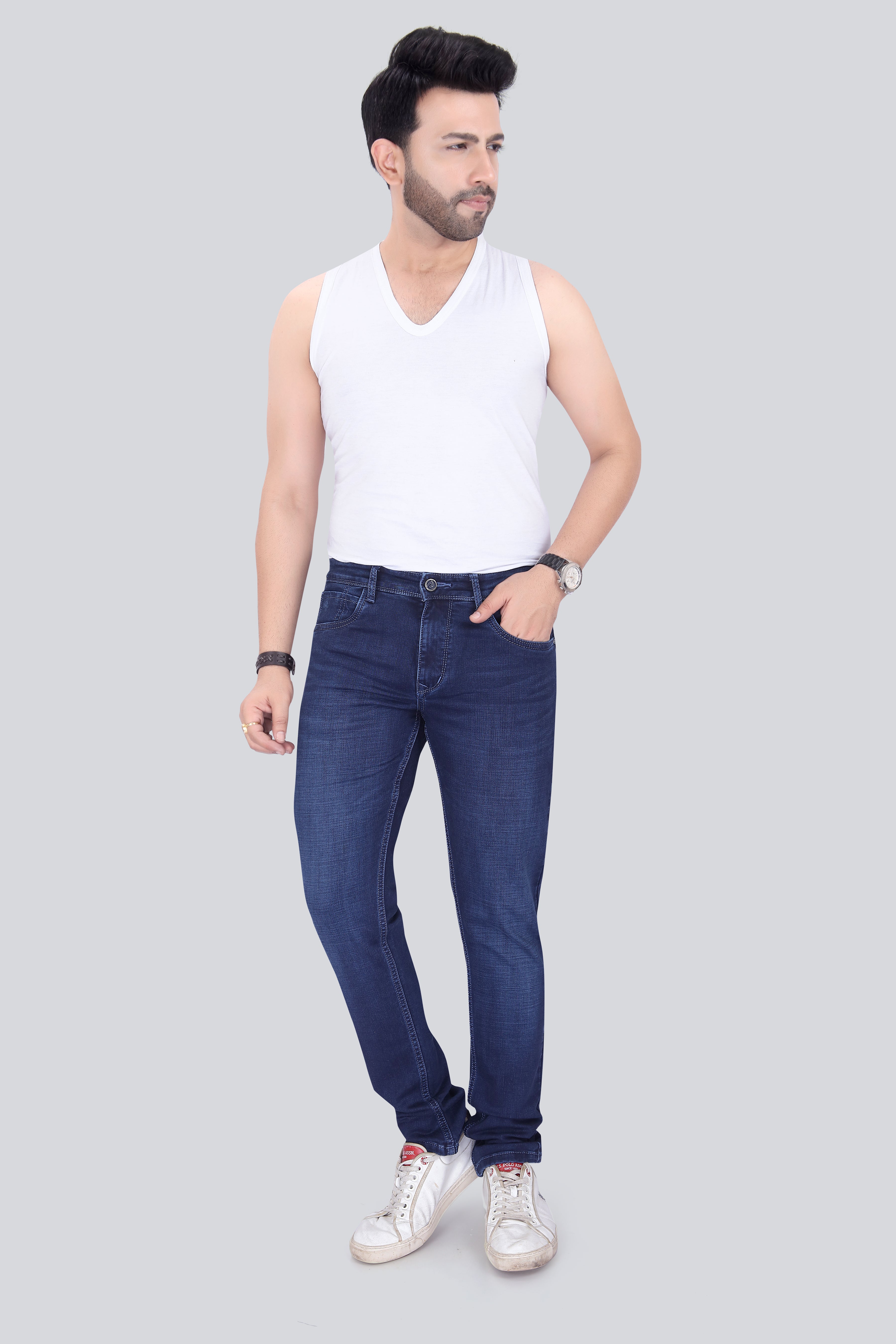 Black Dot DNX Spray 47 Fashion Narrow Fit Jeans