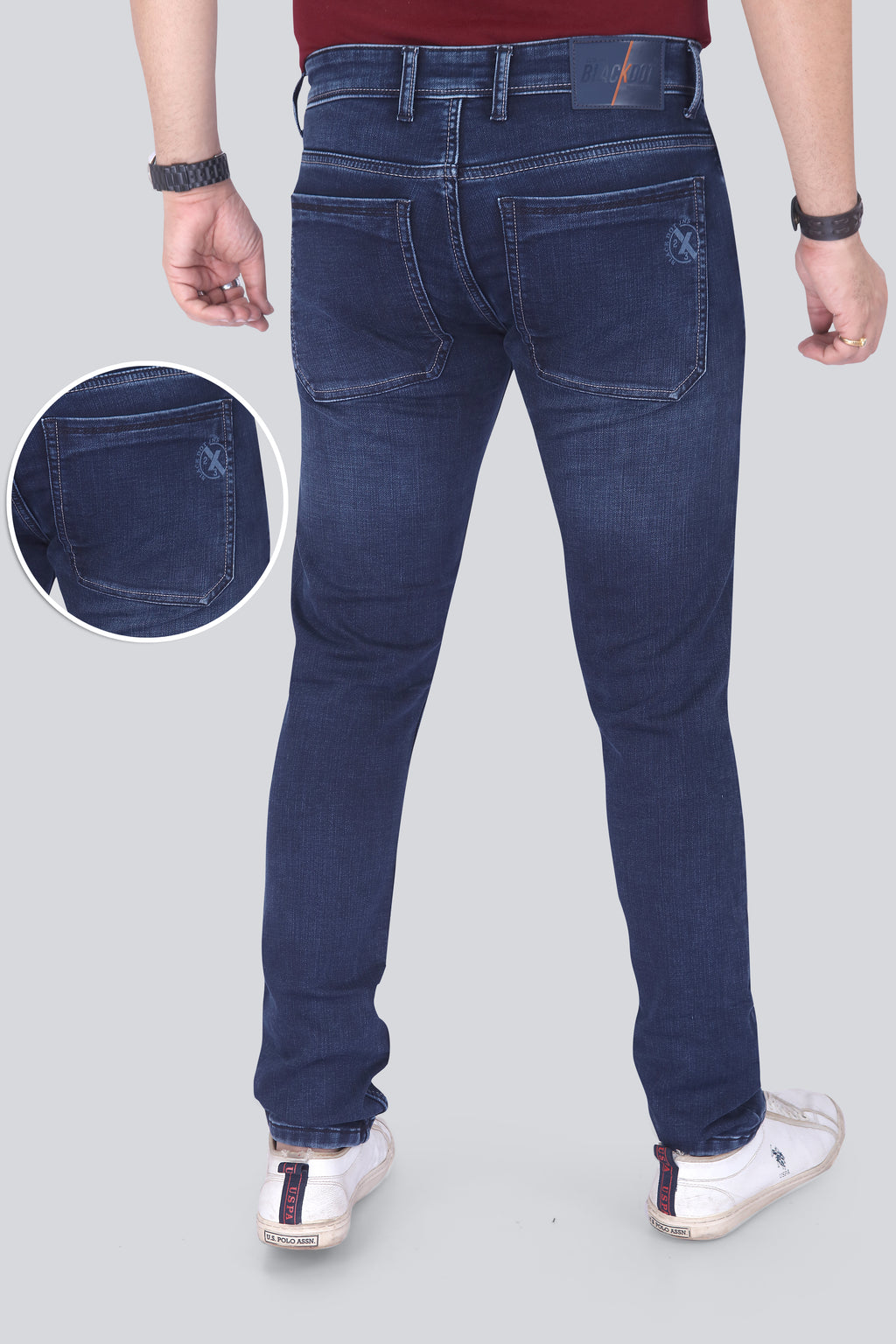 Black Dot DNX Spray 57 Fashion Narrow Fit Jeans
