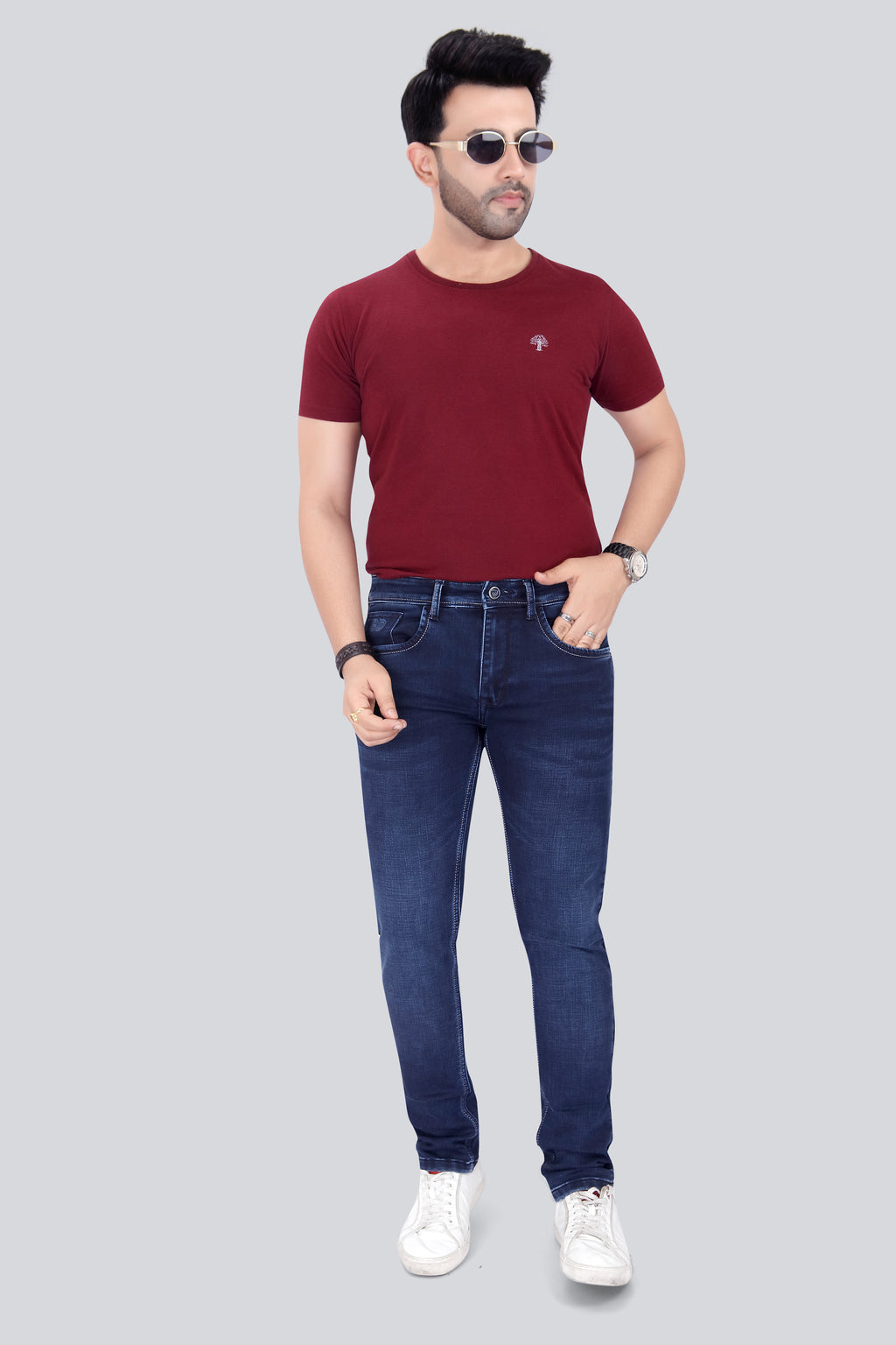 Black Dot DNX Spray 57 Fashion Narrow Fit Jeans