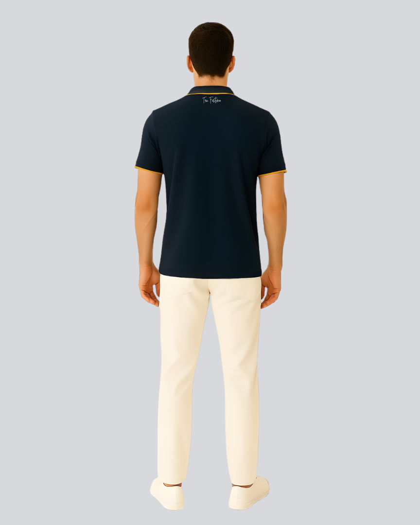 Plain Premium Navy Blue Polo T shirt