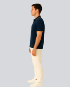 Plain Premium Navy Blue Polo T shirt