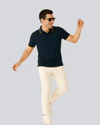 Plain Premium Navy Blue Polo T shirt