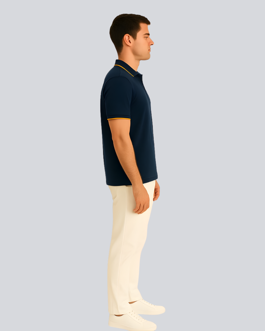 Plain Premium Navy Blue Polo T shirt