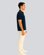 Plain Premium Navy Blue Polo T shirt